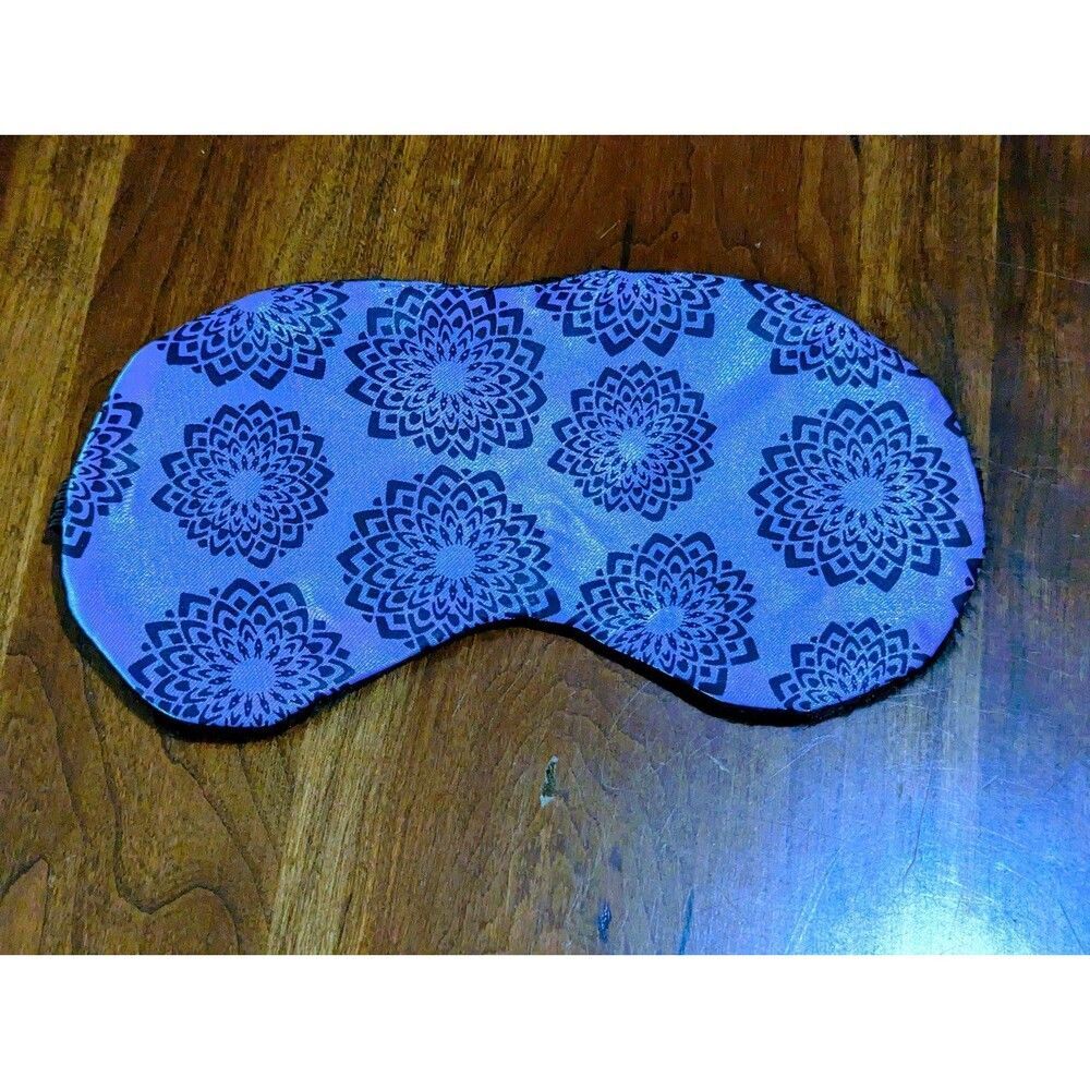 Silky sleep mask lavender flowers new